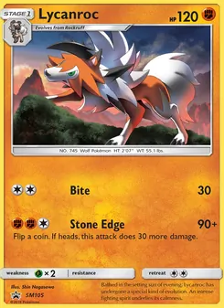 Lycanroc - SM Black Star Promos