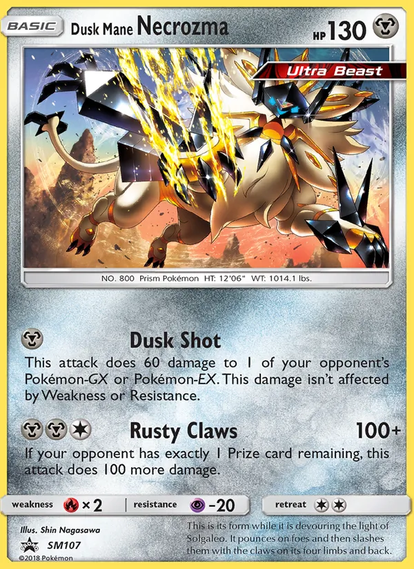 Dusk Mane Necrozma - SM Black Star Promos Pokemon Card