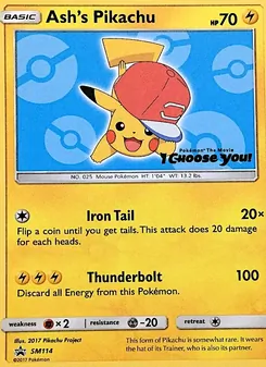 Ash's Pikachu - SM Black Star Promos
