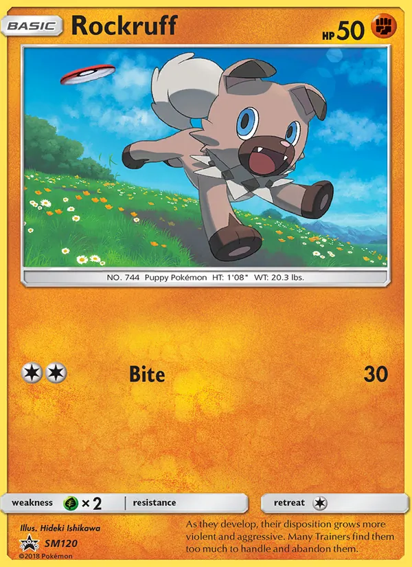 Rockruff - SM Black Star Promos Pokemon Card