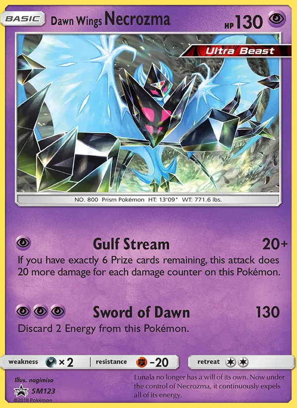 Dawn Wings Necrozma - SM Black Star Promos Pokemon Card