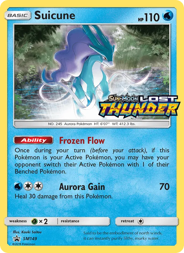 Suicune - SM Black Star Promos Pokemon Card