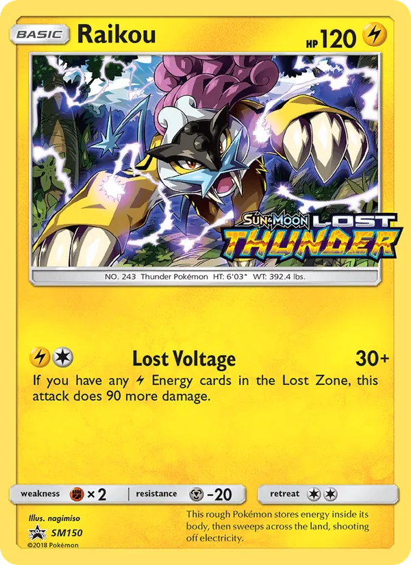 Raikou - SM Black Star Promos Pokemon Card