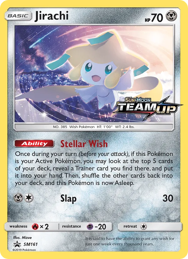 Jirachi - SM Black Star Promos Pokemon Card