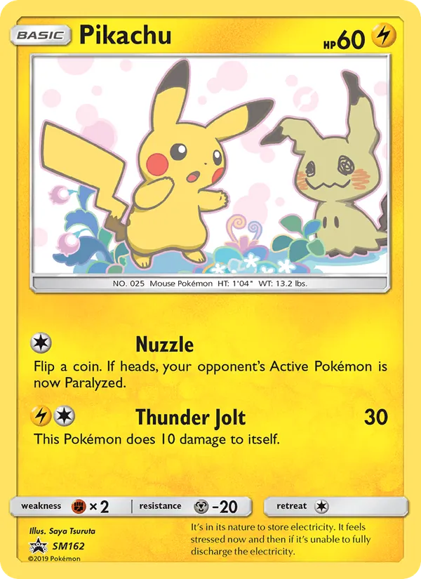 Pikachu - SM Black Star Promos Pokemon Card