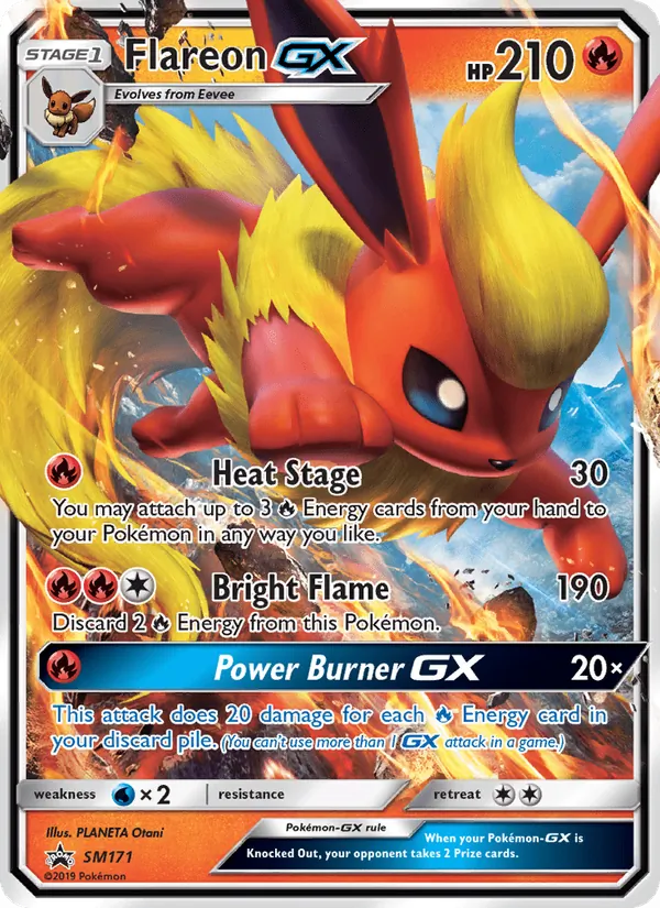 Flareon GX - SM Black Star Promos Pokemon Card