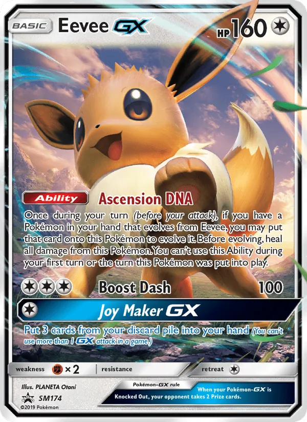 Eevee GX - SM Black Star Promos Pokemon Card