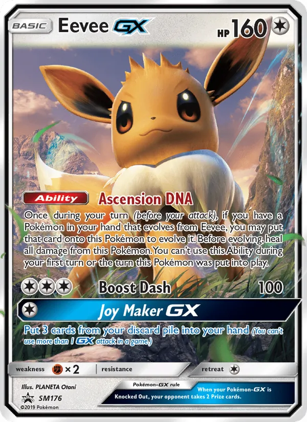 Eevee GX - SM Black Star Promos Pokemon Card