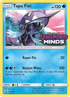Tapu Fini - SM Black Star Promos