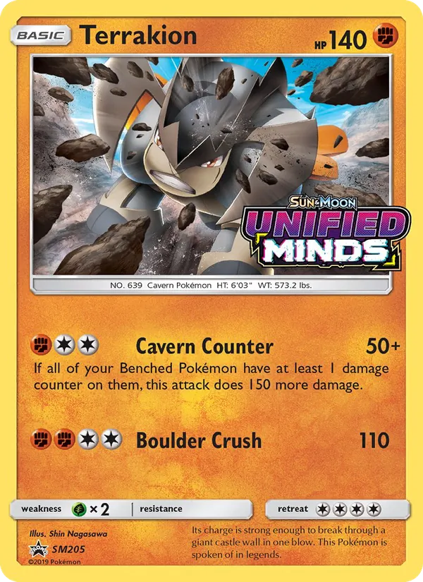 Terrakion - SM Black Star Promos Pokemon Card