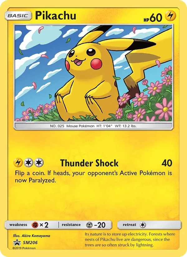 Pikachu - SM Black Star Promos Pokemon Card