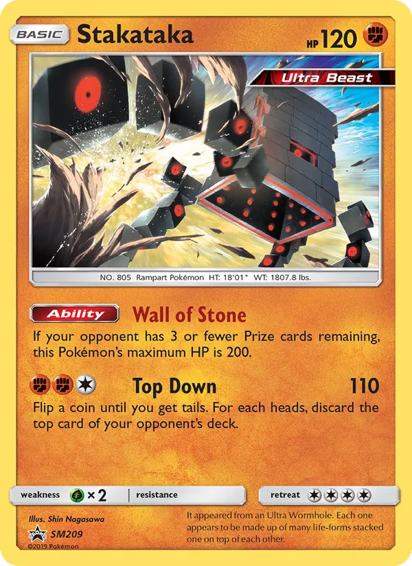 Stakataka - SM Black Star Promos Pokemon Card