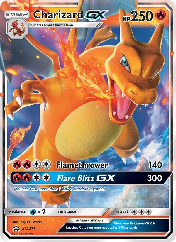 Charizard GX - SM Black Star Promos Pokemon Card