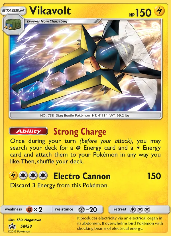 Vikavolt - SM Black Star Promos Pokemon Card