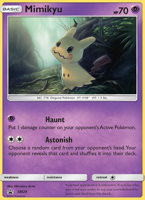 Mimikyu - SM Black Star Promos Pokemon Card