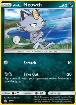 Alolan Meowth - SM Black Star Promos