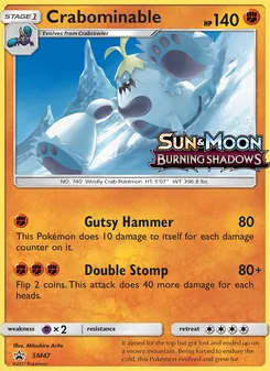 Crabominable - SM Black Star Promos