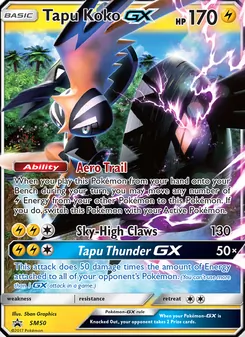 Tapu Koko GX - SM Black Star Promos