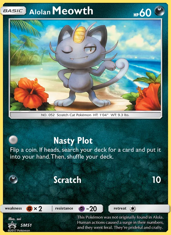 Alolan Meowth - SM Black Star Promos Pokemon Card