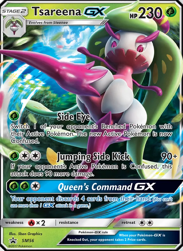 Tsareena GX - SM Black Star Promos Pokemon Card