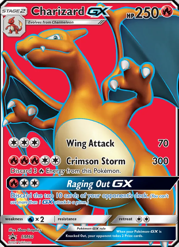 Charizard GX - SM Black Star Promos Pokemon Card