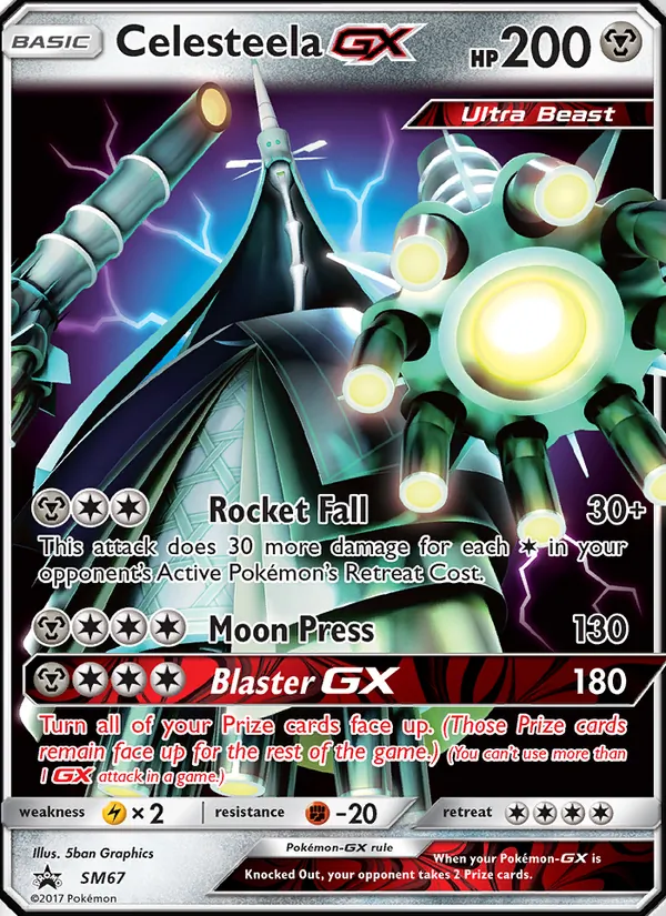 Celesteela GX - SM Black Star Promos Pokemon Card