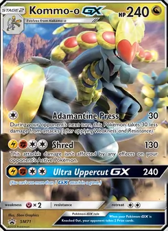 Kommo-o GX - SM Black Star Promos