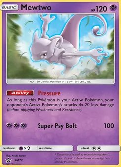 Mewtwo - SM Black Star Promos