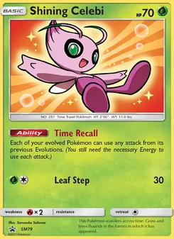 Shining Celebi - SM Black Star Promos