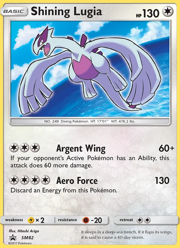 Shining Lugia - SM Black Star Promos Pokemon Card