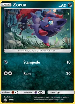 Zorua - SM Black Star Promos