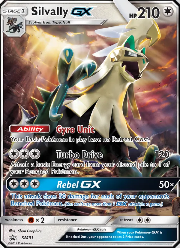 Silvally GX - SM Black Star Promos Pokemon Card