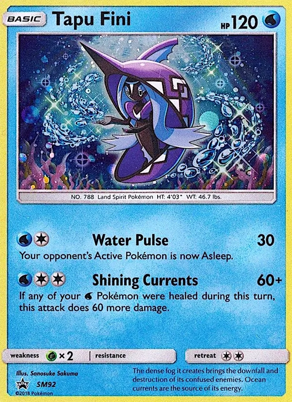 Tapu Fini - SM Black Star Promos Pokemon Card