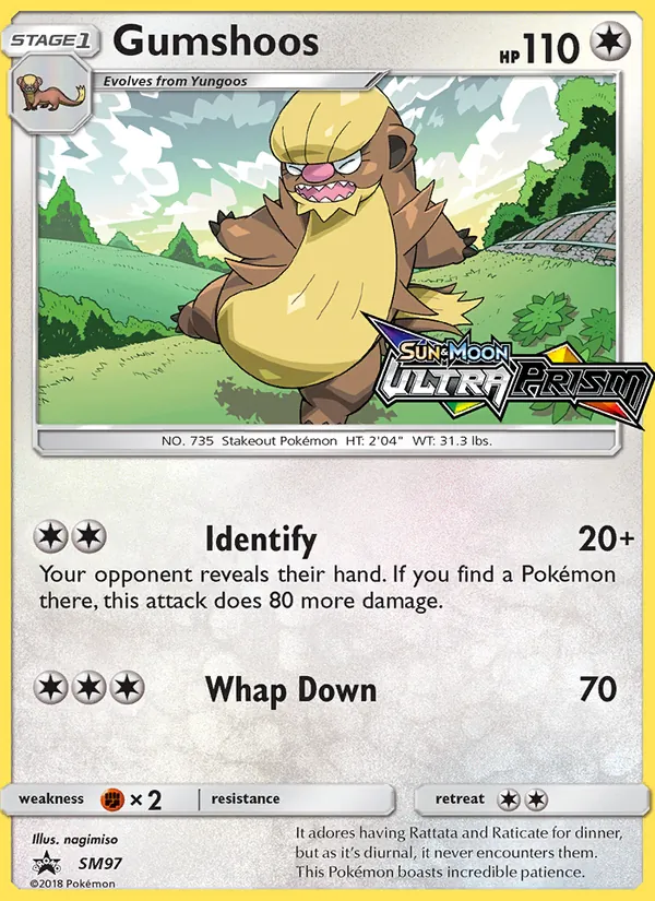 Gumshoos - SM Black Star Promos Pokemon Card
