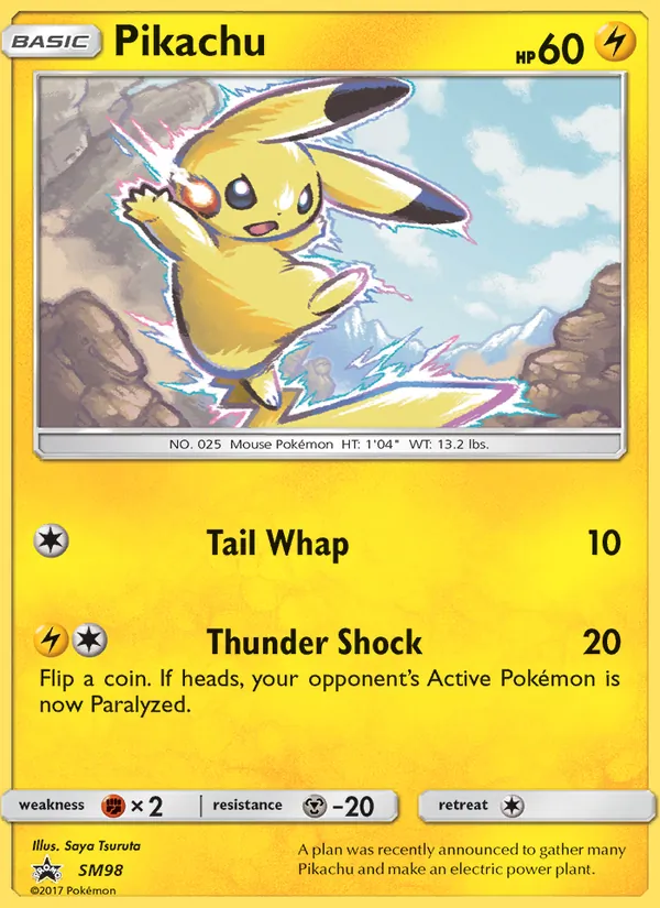 Pikachu - SM Black Star Promos Pokemon Card