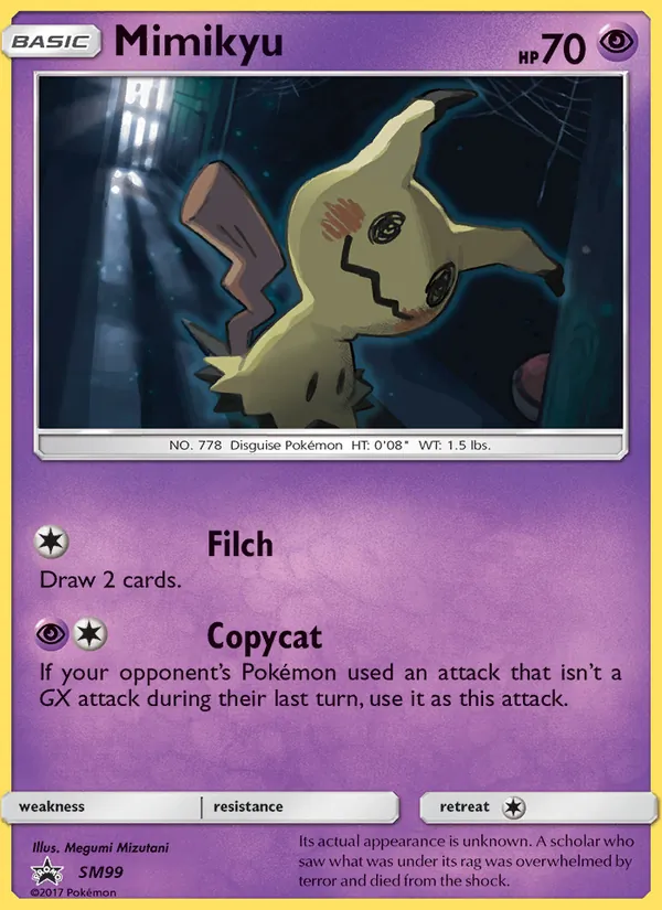 Mimikyu - SM Black Star Promos Pokemon Card