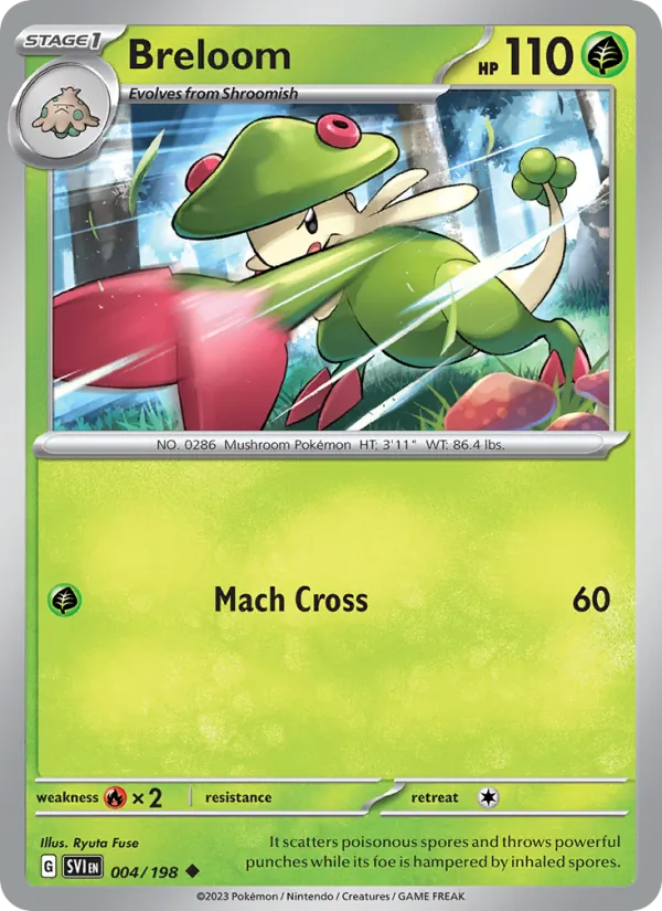Breloom - Scarlet & Violet Pokemon Card