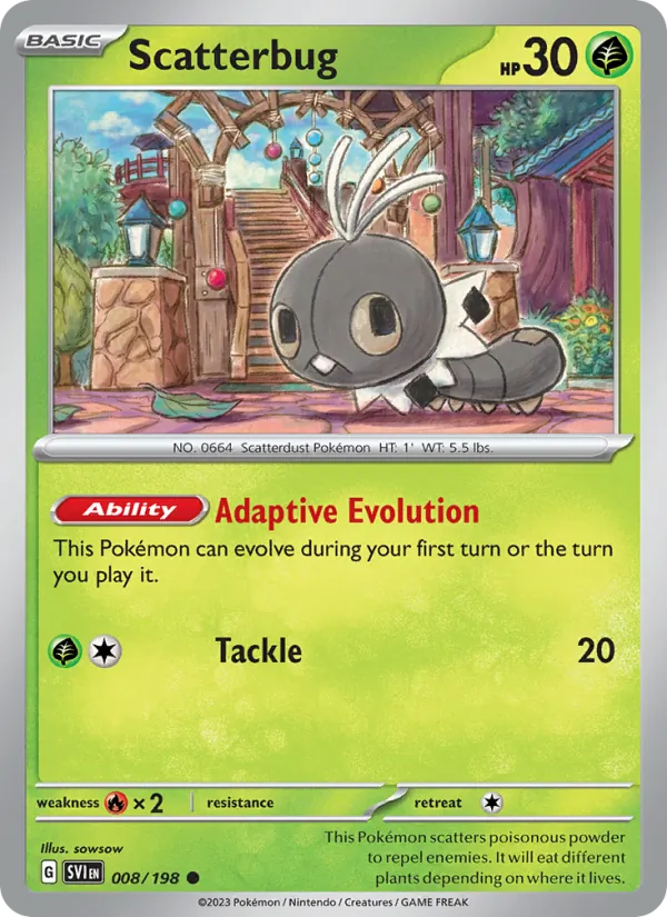 Scatterbug - Scarlet & Violet Pokemon Card