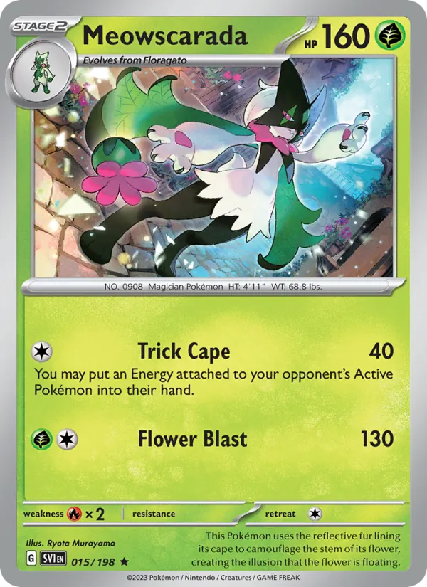 Meowscarada - Scarlet & Violet Pokemon Card