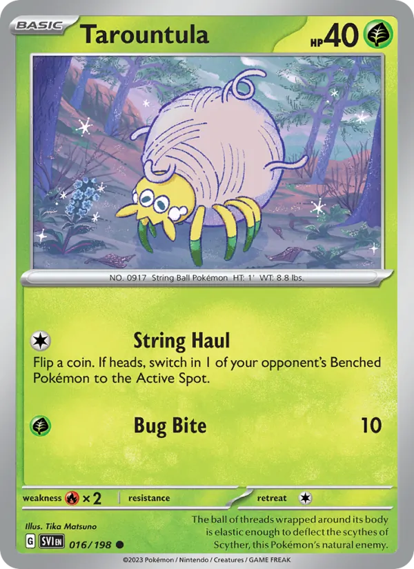 Tarountula - Scarlet & Violet Pokemon Card
