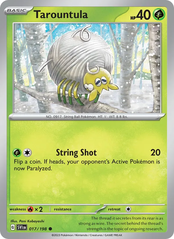 Tarountula - Scarlet & Violet Pokemon Card
