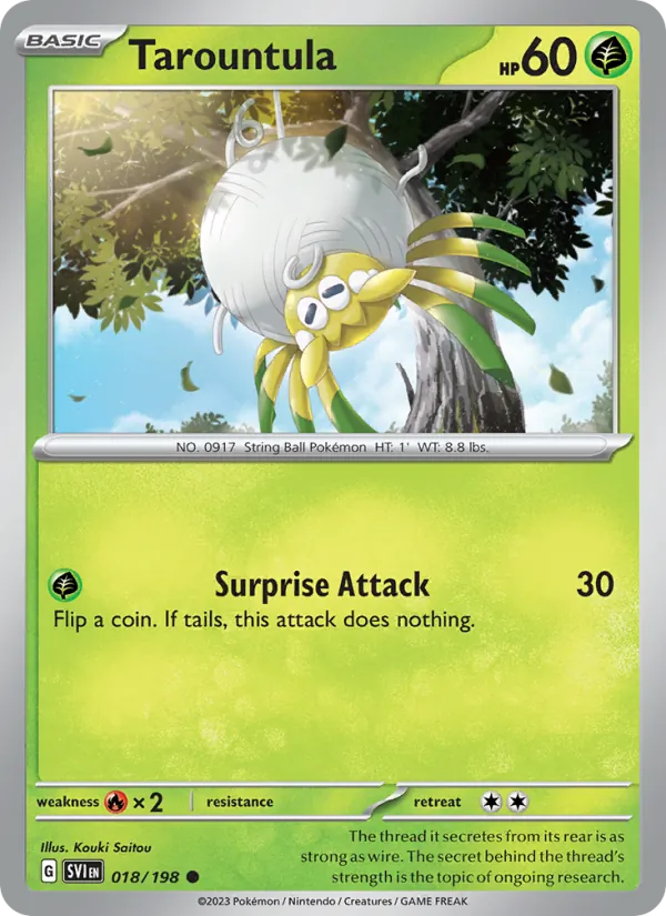 Tarountula - Scarlet & Violet Pokemon Card