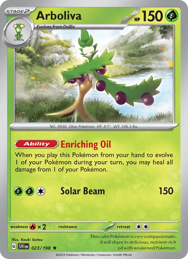 Arboliva - Scarlet & Violet Pokemon Card