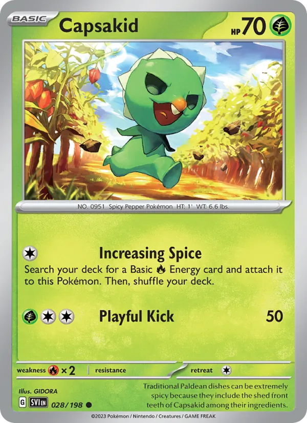 Capsakid - Scarlet & Violet Pokemon Card