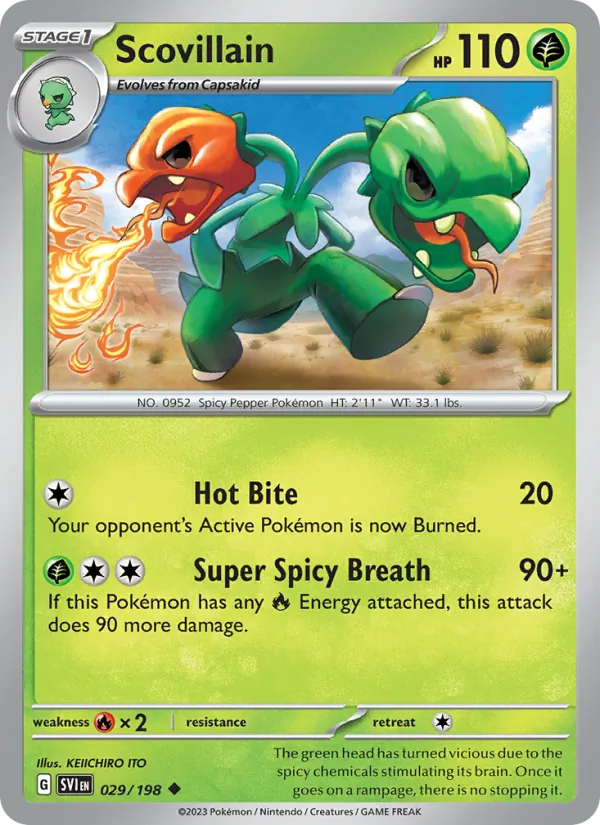 Scovillain - Scarlet & Violet Pokemon Card
