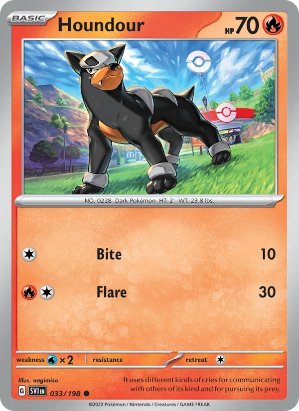 Houndour - Scarlet & Violet Pokemon Card