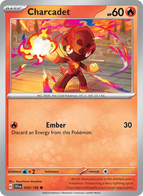 Charcadet - Scarlet & Violet Pokemon Card
