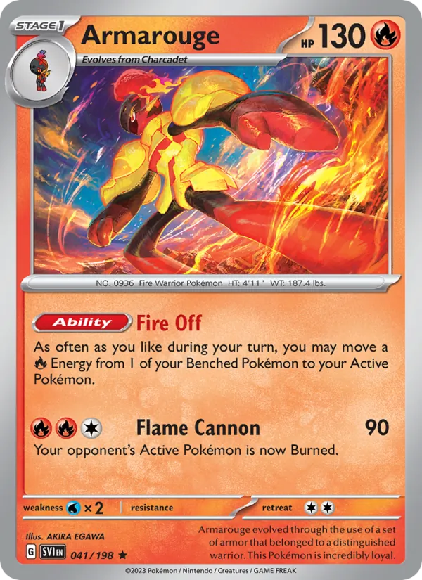 Armarouge - Scarlet & Violet Pokemon Card