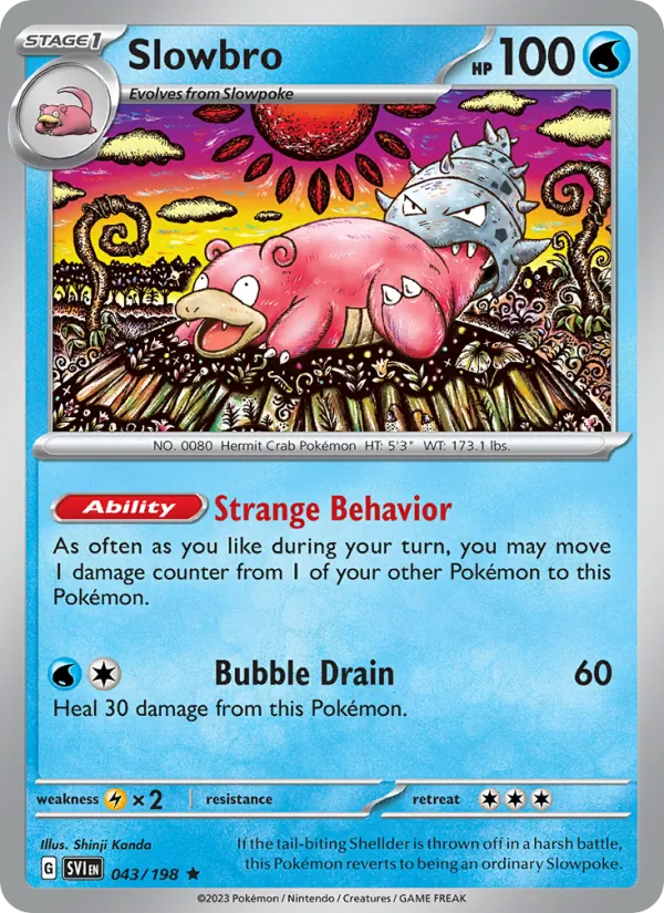 Slowbro - Scarlet & Violet Pokemon Card