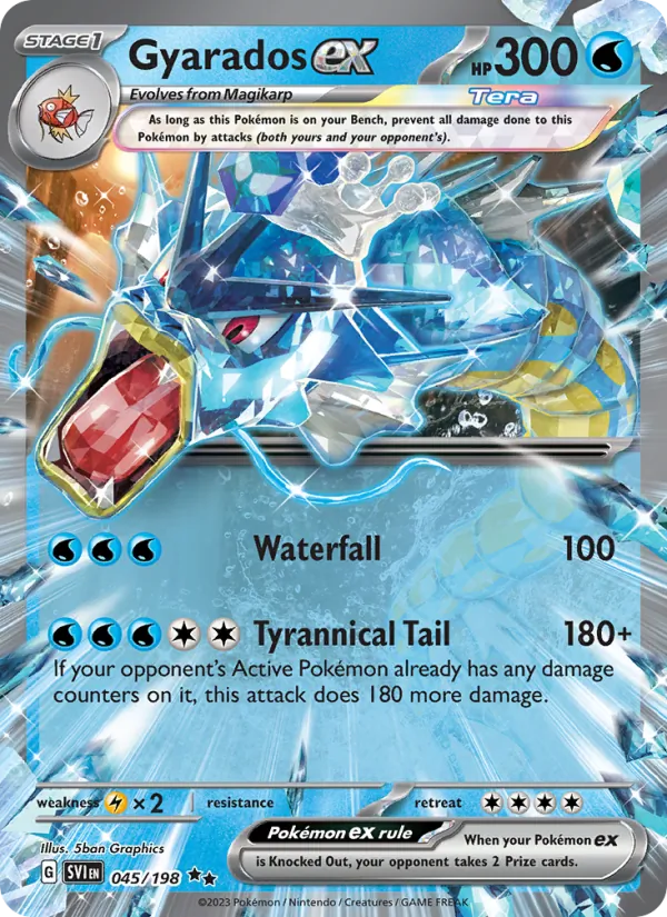 Gyarados ex - Scarlet & Violet Pokemon Card